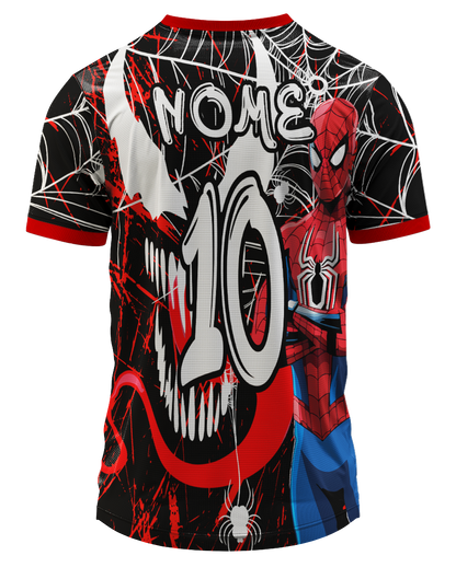 Arte Digital Camiseta Interclasse Homem-Aranha e Venom