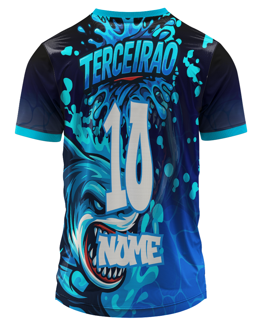 Arte Digital Camisa Interclasse Tubarão Dominante