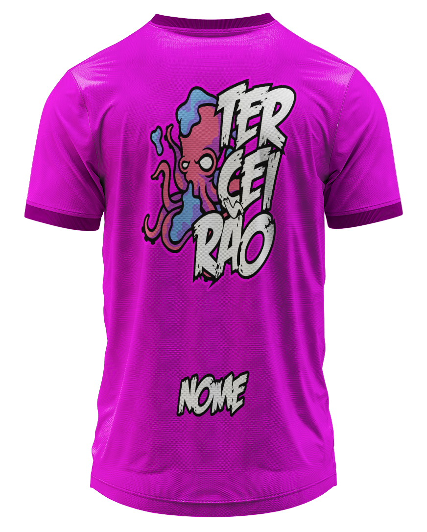 Arte Digital Camiseta Terceirão Polvo Criativo