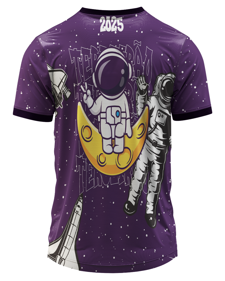 Arte Digital Camiseta Terceirão Astronauta Galáctico