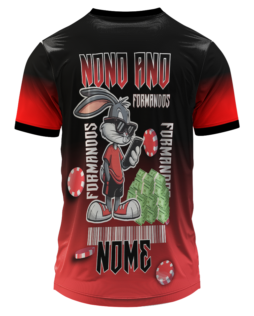 Arte Digital Camisa Nono Ano Pernalonga Cassino 2025