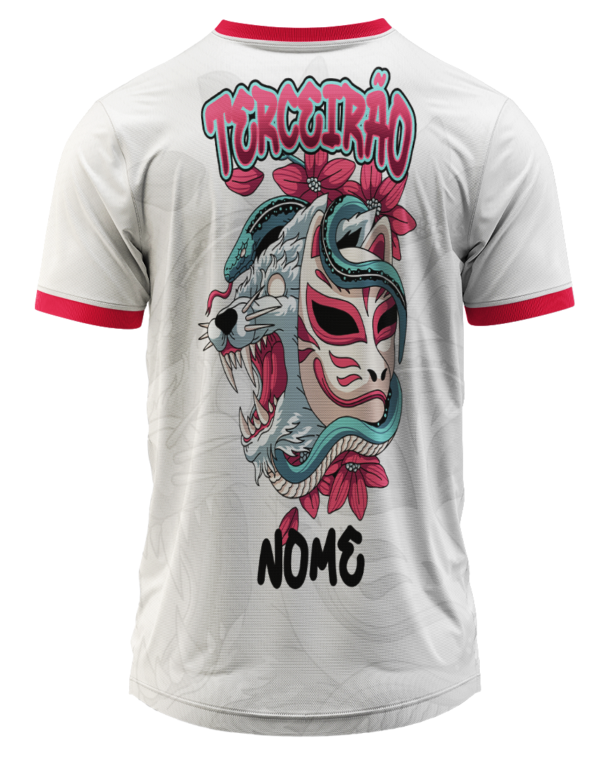 Arte Digital Camisa Terceirão Lobo e Cobra
