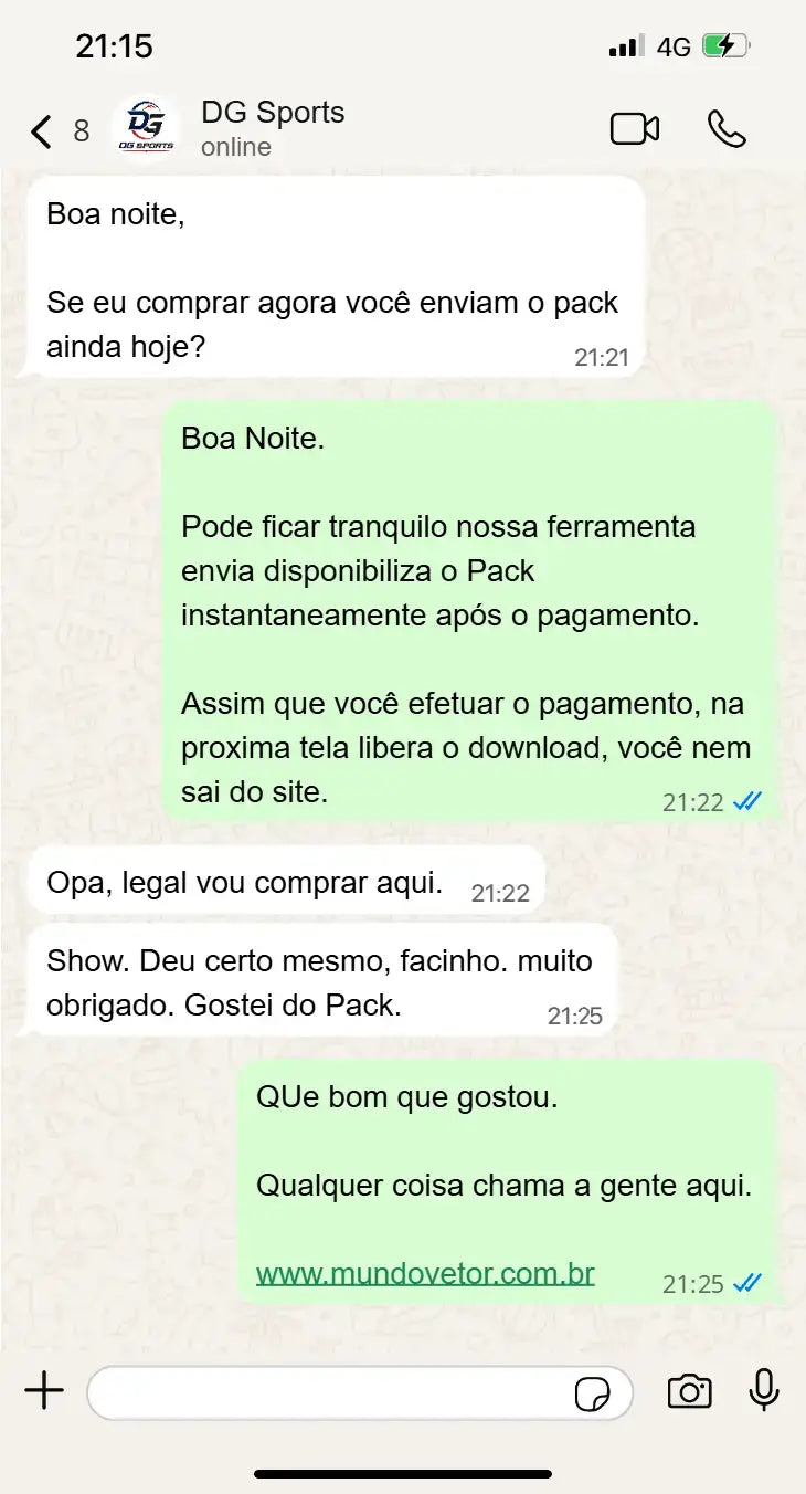 Depoimento real de cliente MundoVetor