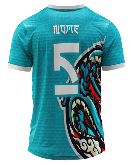 Arte Digital Camiseta Interclasse Dragão Japonês