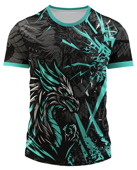Arte Digital Camisa Interclasse Dragao Art