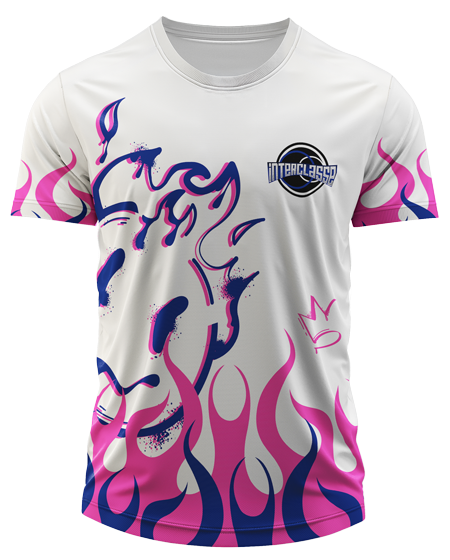 Arte Digital Camisa Interclasse Chamas Art