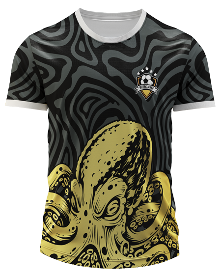 Arte Digital Camisa Interclasse Polvo Tribal