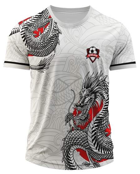 Arte Digital Camiseta Interclasse Dragão Dourado