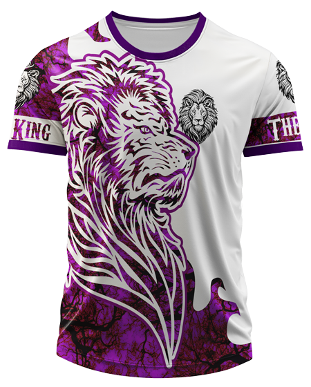 Arte Digital Camiseta Interclasse Leão Selvagem