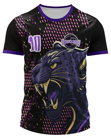 Arte Digital Camiseta Interclasse Leopardo