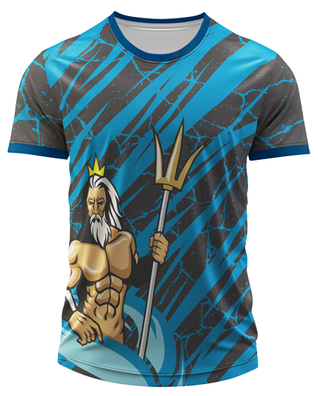 Arte Digital Camiseta Interclasse Poseidon Power