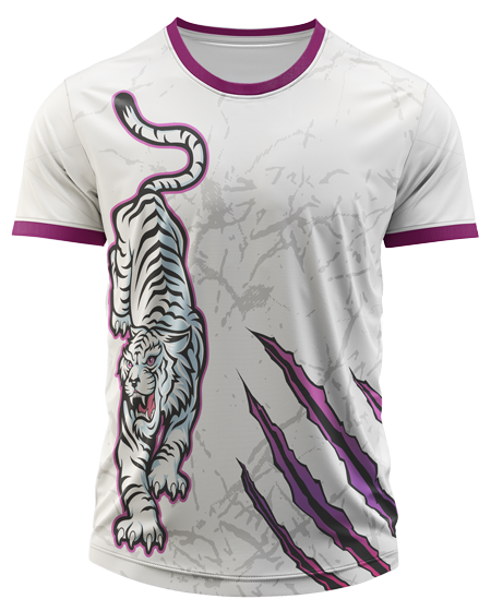Arte Digital Camisa Interclasse Tigre Branco
