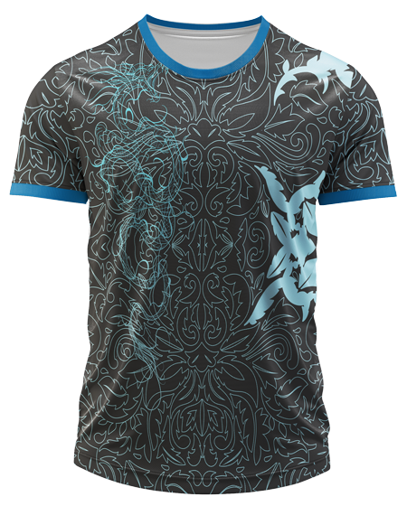 Arte Digital Camisa Interclasse Dragao Tribal