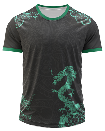 Arte Digital Camiseta Interclasse Dragão Linhas Modernas