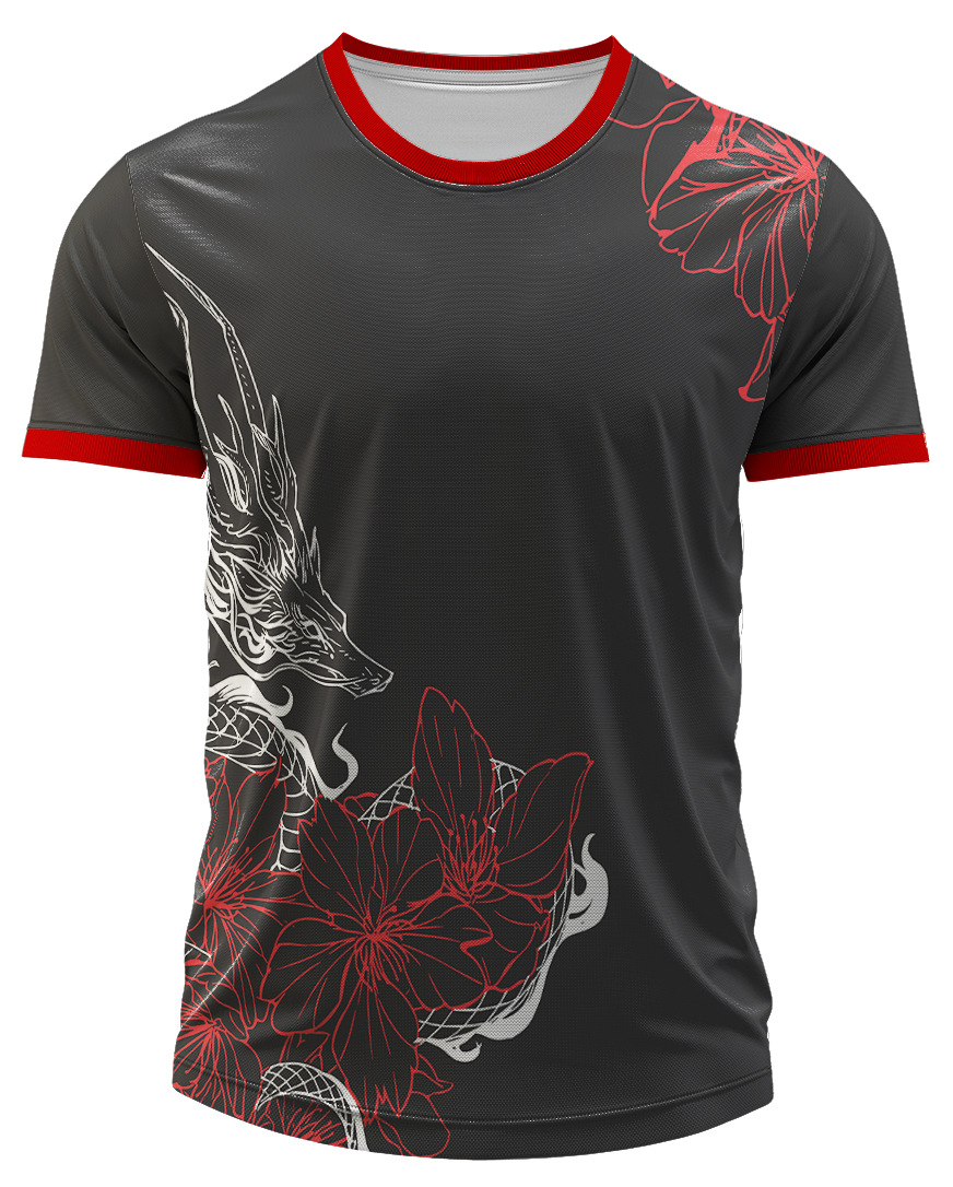 Arte Digital Camisa Interclasse Dragao Oriental