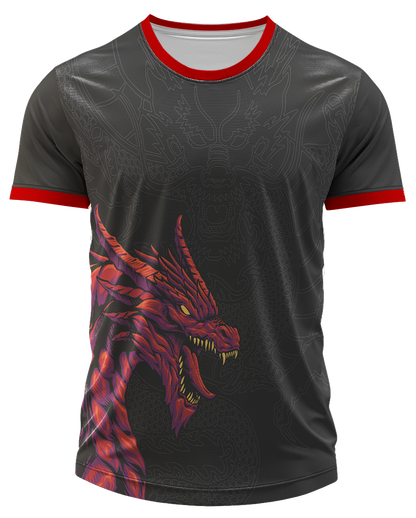 Arte Digital Camiseta Interclasse Dragão Minimalista