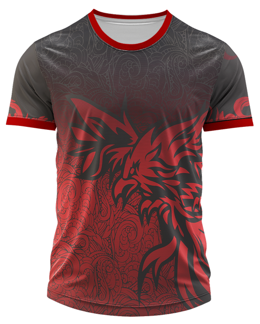 Arte Digital Camiseta Interclasse Fênix Vermelha