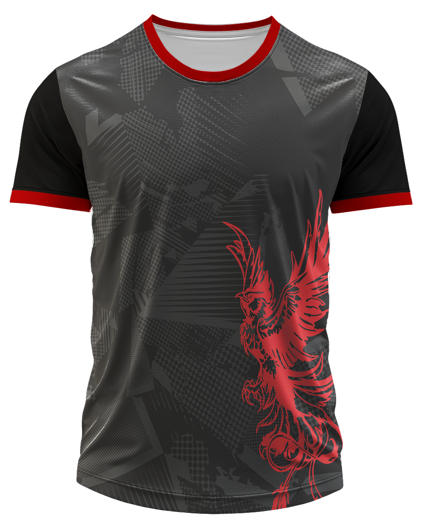 Arte Digital Camiseta Interclasse Fênix Vermelha