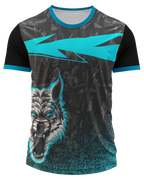 Arte Digital Camisa Interclasse Lobo Cinzento