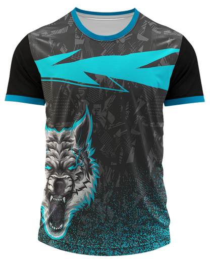 Arte Digital Camiseta Interclasse Lobo Cinzento