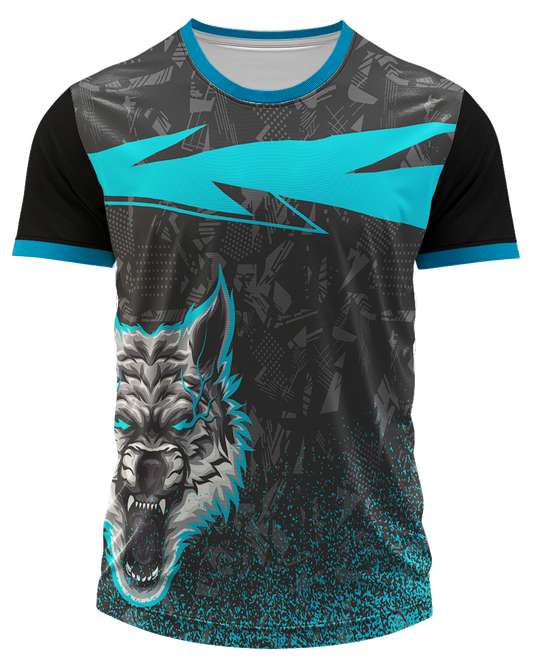 Arte Digital Camiseta Interclasse Lobo Cinzento