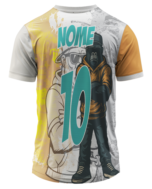 Arte Digital Camiseta Interclasse Gorila Street