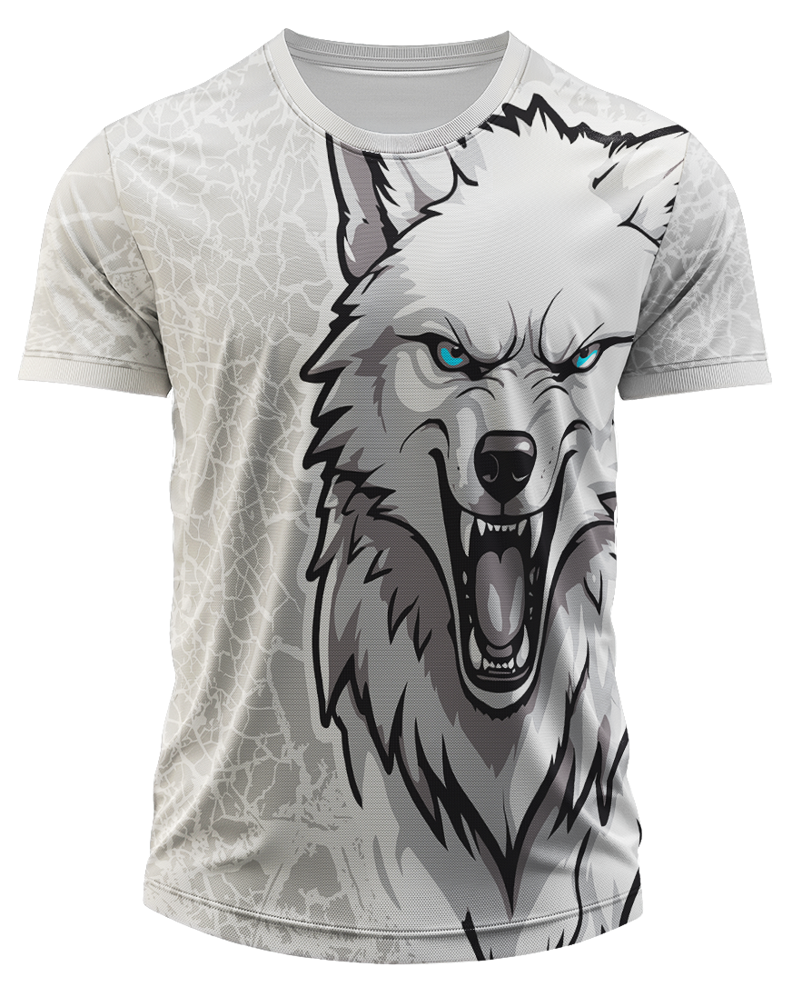Arte Digital Camiseta Interclasse Tigre Branco Neon
