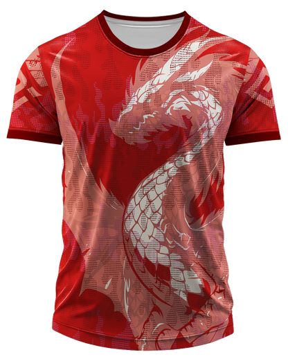 Arte Digital Camiseta Interclasse Dragão Futurista