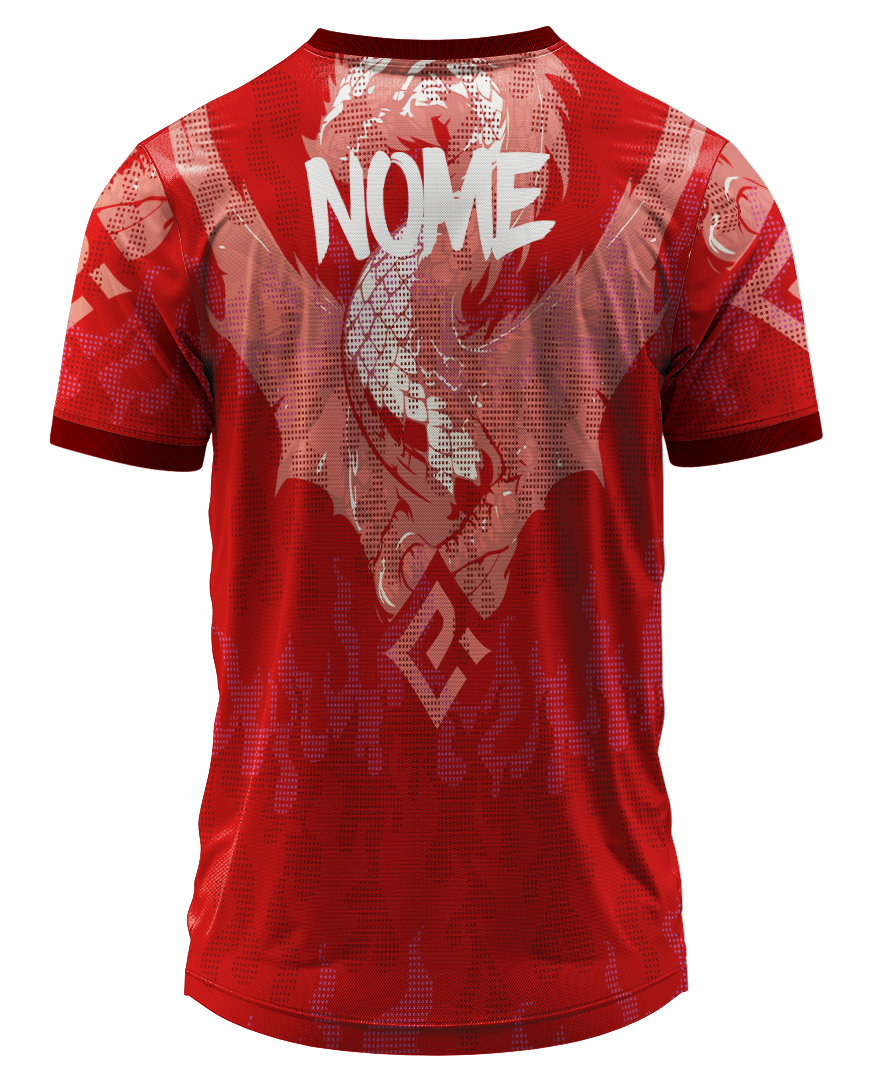 Arte Digital Camiseta Interclasse Dragão Futurista