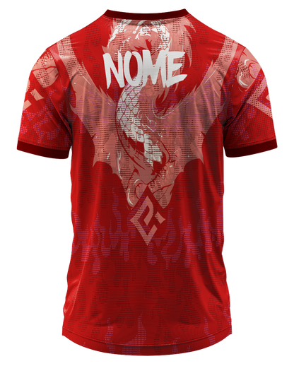 Arte Digital Camiseta Interclasse Dragão Futurista