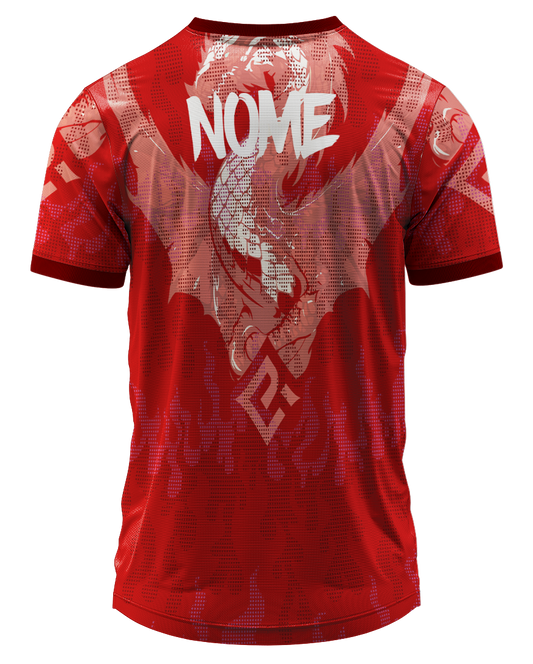 Arte Digital Camiseta Interclasse Dragão Futurista