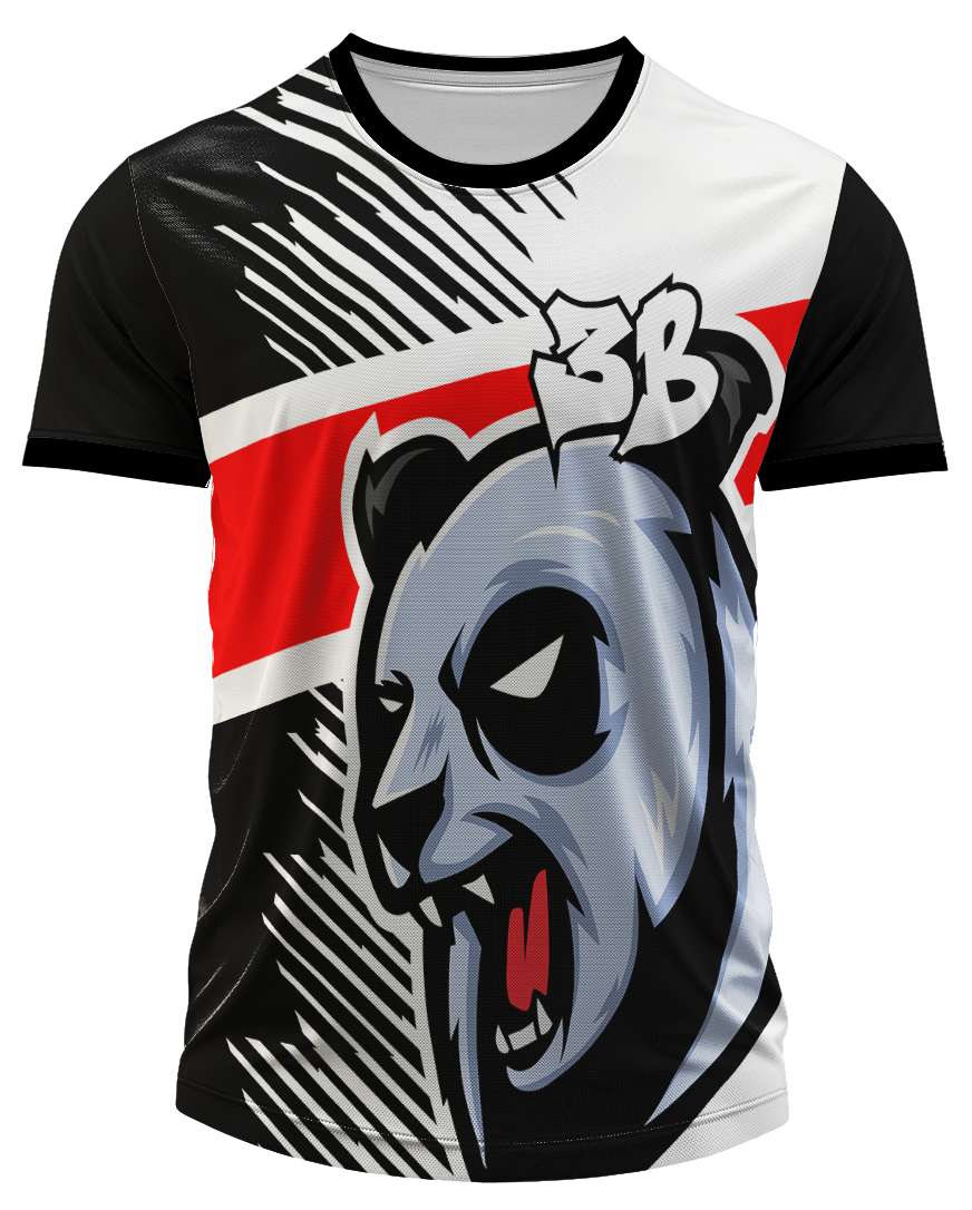 Arte Digital Camisa Interclasse Panda Kung Fu