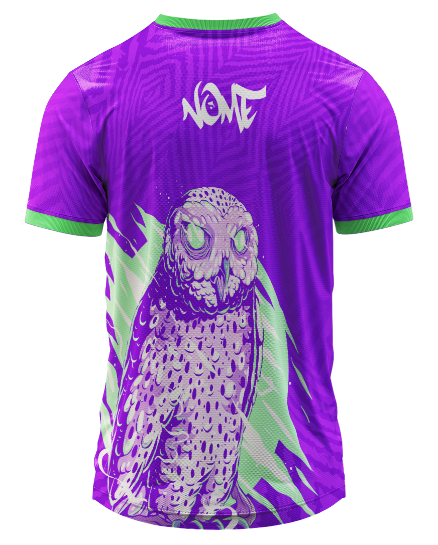 Arte Digital Camiseta Interclasse Coruja Noturna
