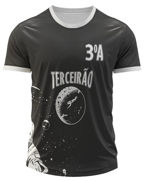 Arte Digital Camisa Interclasse Astronauta Vintage