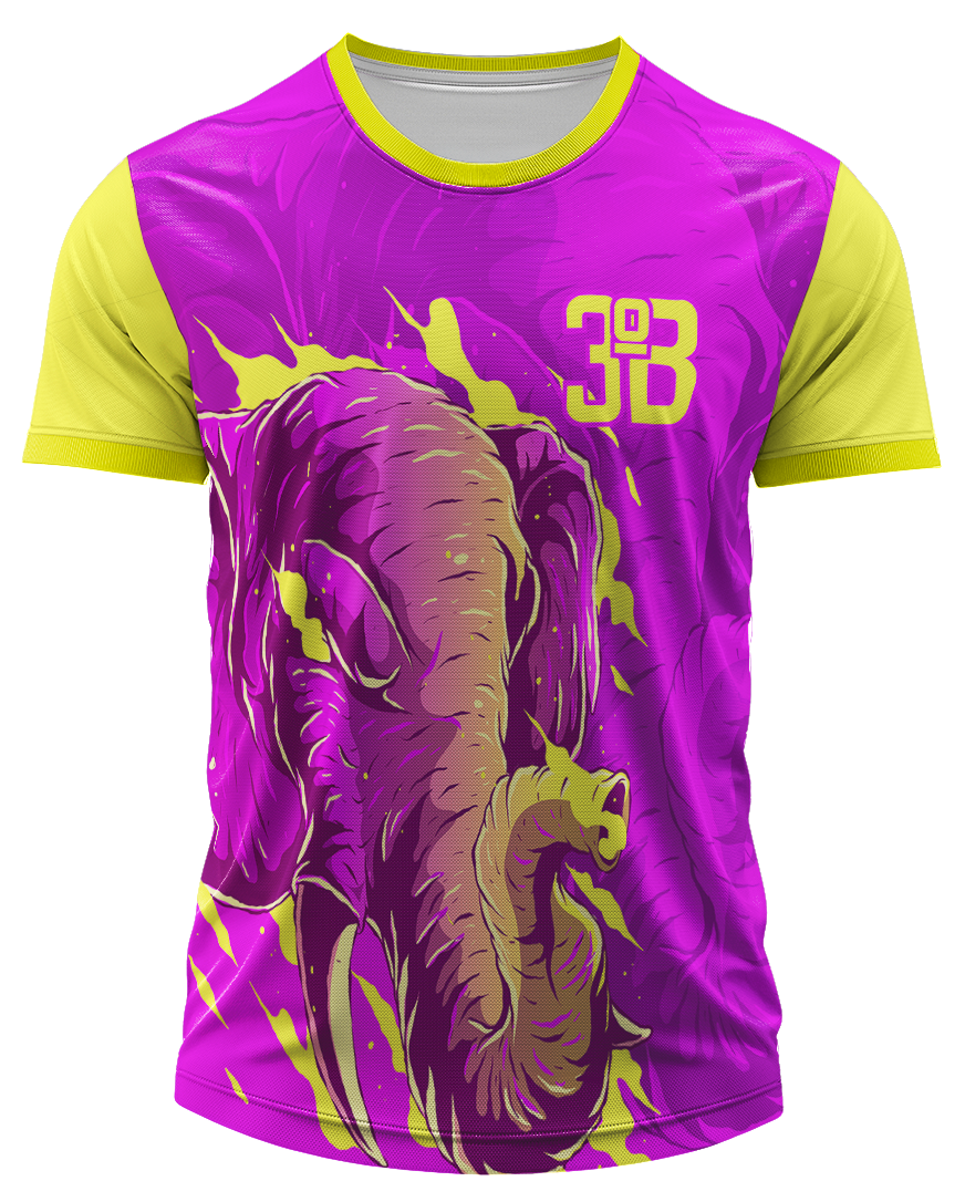 Arte Digital Camisa Interclasse Elefante Tribal