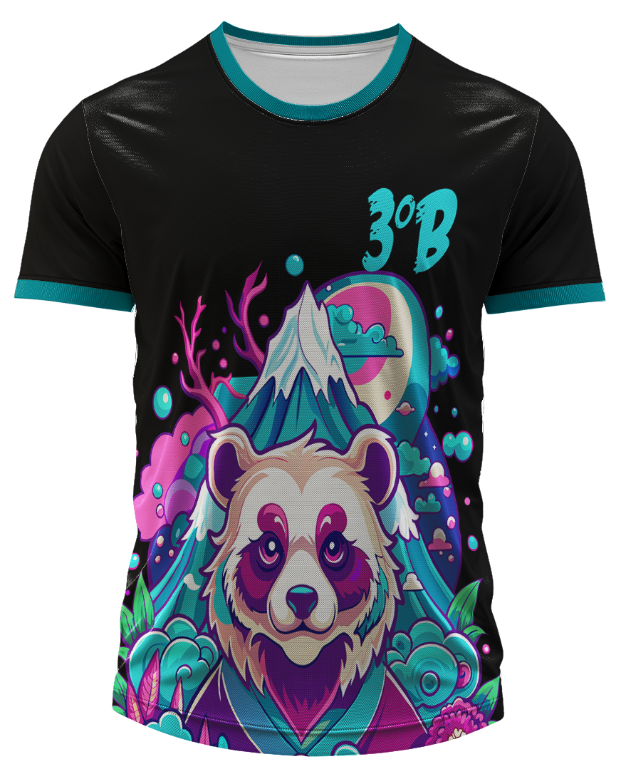 Arte Digital Camisa Interclasse Panda Pop Arte