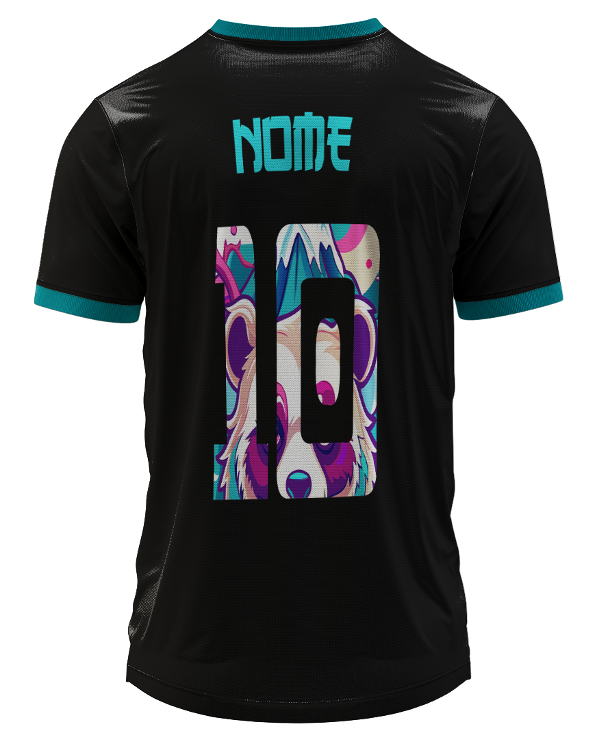 Arte Digital Camisa Interclasse Panda Pop Arte