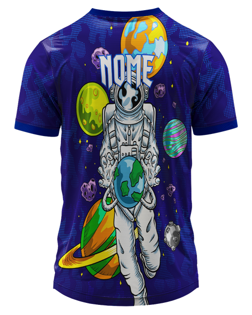 Arte Digital Camisa Interclasse Astronauta Color