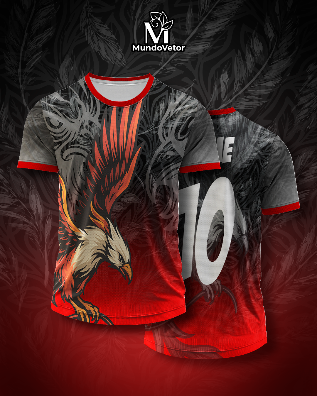 Arte Digital Camisa Fenix Renascida