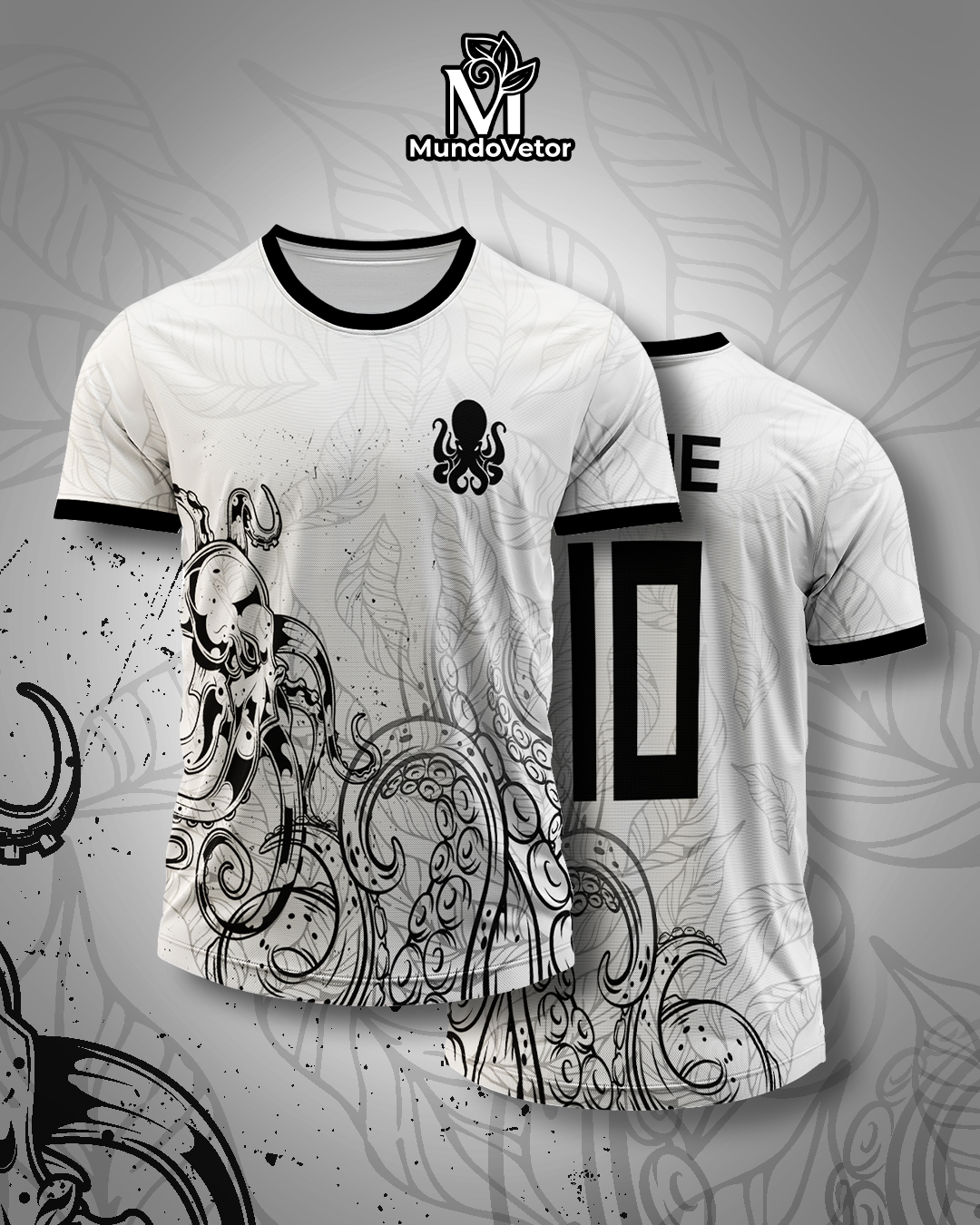 Arte Digital Camisa Interclasse Polvo Criativo
