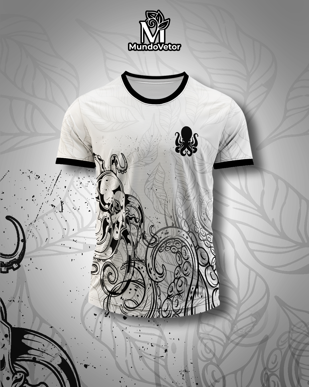 Arte Digital Camisa Interclasse Polvo Criativo