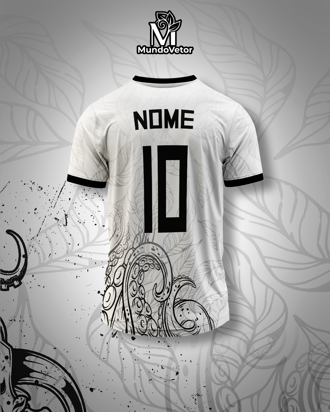 Arte Digital Camisa Interclasse Polvo Criativo