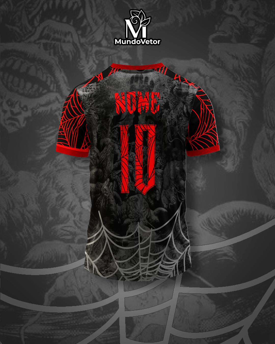 Arte Digital Camisa Interclasse Aranha Spider