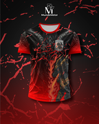 Arte Digital Camisa Interclasse Dragao Em Chamas