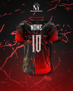 Arte Digital Camisa Interclasse Dragao Em Chamas