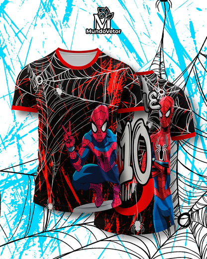 Arte Digital Camiseta Interclasse Homem-Aranha e Venom