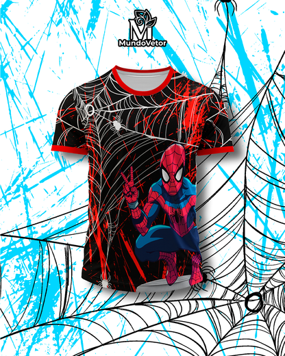 Arte Digital Camiseta Interclasse Homem-Aranha e Venom