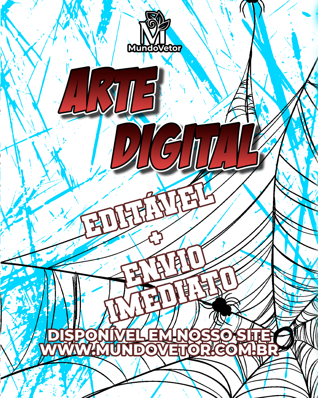 Arte Digital Camiseta Interclasse Homem-Aranha e Venom