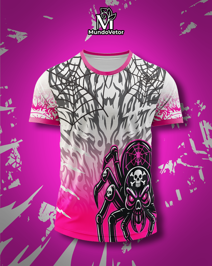 Arte Digital Camiseta Interclasse Aranha Teia 2025