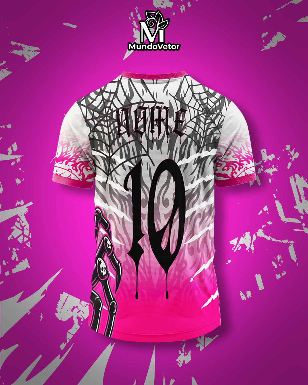 Arte Digital Camisa Interclasse Aranha Teia 2025